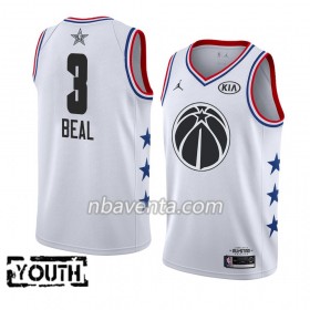 Camiseta Niños Washington Wizards Bradley Beal 3 2019 All-Star Jordan Brand Blanco Swingman